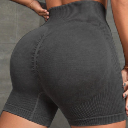 Seamless High Waisted Butt Lifting Yoga Pants Quick Dry Moisture Wicking and Non See Through 3 Inch Training Shorts for Comfort and Performance