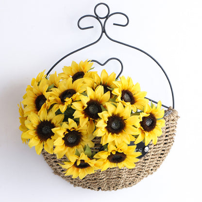 DIY Floral Arrangement Supplies - Beautiful Single Stem Artificial Sunflower for Stunning Home Décor - Perfect for Bouquets, Weddings, and Events