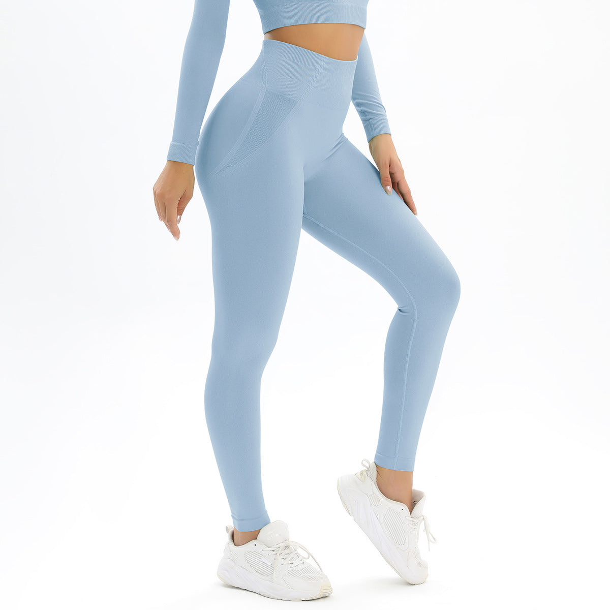 High Waisted Peach Bottom Yoga Pants for Women Ultra Stretch Butt Lifting Workout Leggings for Outdoor Running and Fitness