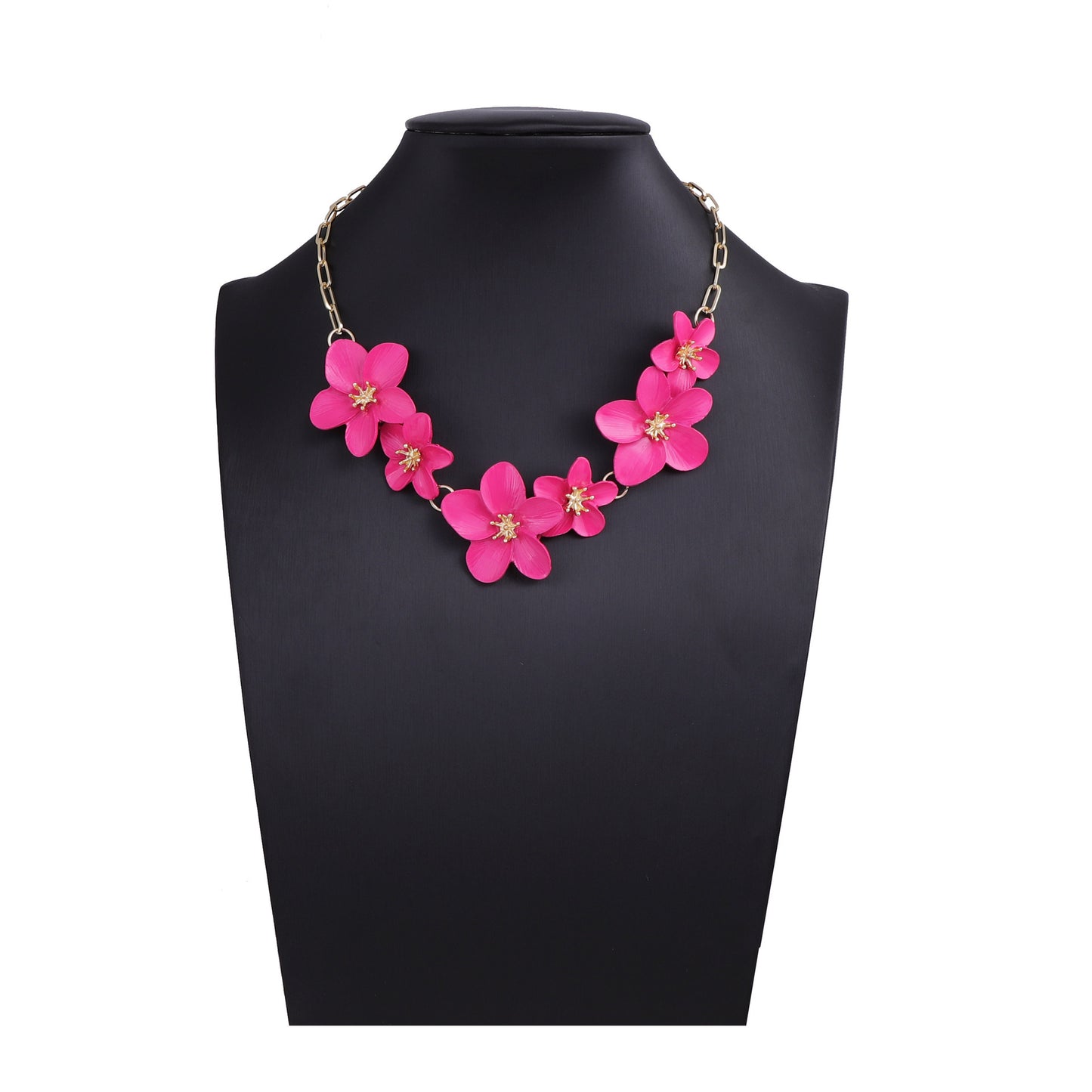 Exquisite Minimalist Alloy Flower Choker Necklace - Stylish and Versatile Bohemian Jewelry for Women