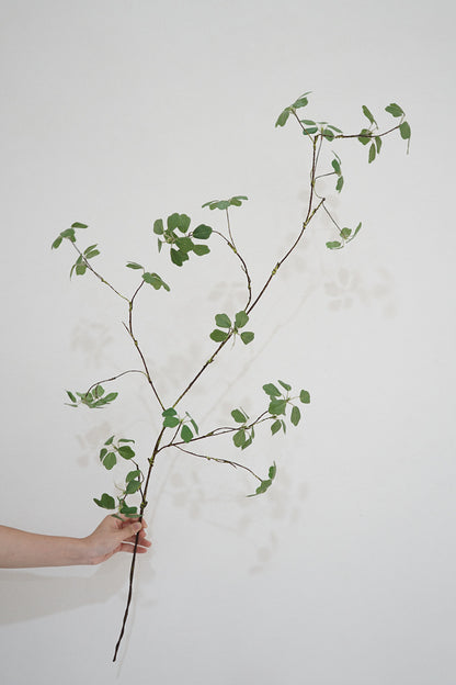 Minimalist Zen-Inspired Artificial Plant with Realistic Vines and Lotus Leaves - Perfect Indoor Greenery Decor for Home, Weddings, and Event Display