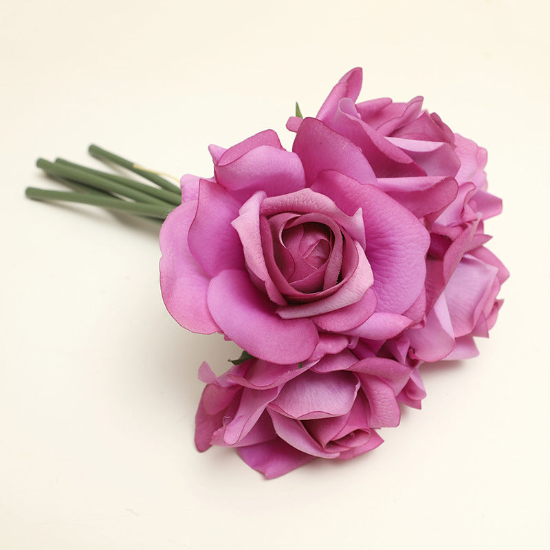 Luxurious Touch  Moisturizing Artificial Rose Flowers - Perfect Home Décor for Windows, Photography Props, and Stylish Arrangements