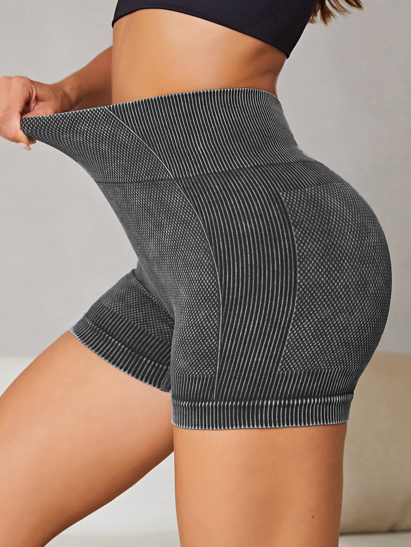 European Style High Waisted Peach Butt Yoga Shorts for Women Moisture Wicking High Elastic Running and Fitness Shorts for Workouts and Everyday Wear