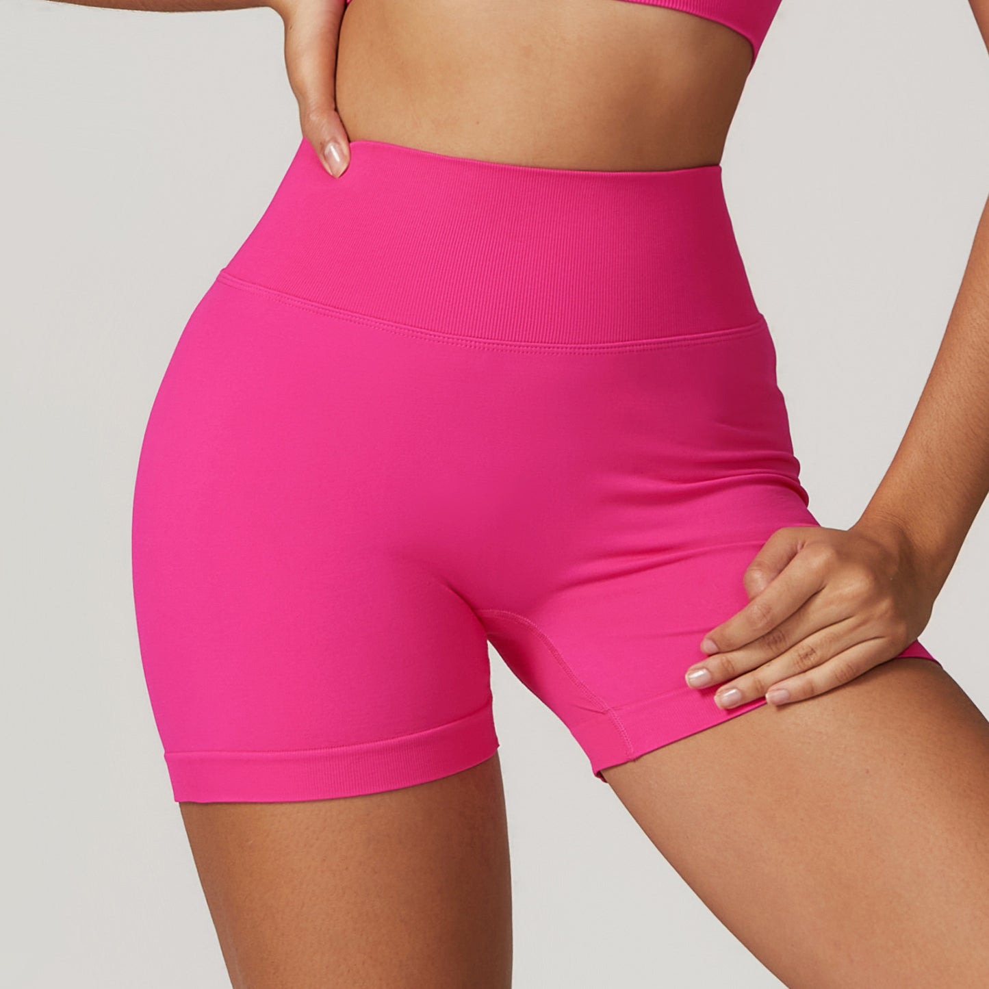 Seamless High Waisted Yoga Shorts for Tummy Control and Butt Lifting for Fitness Running and Everyday Wear Style 7692