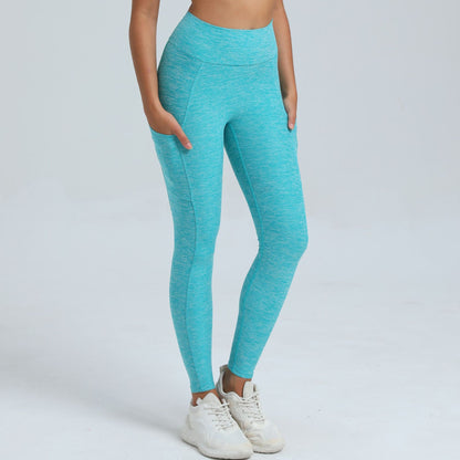 High Waisted Ruched Yoga Pants with Side Pockets for Peachy Butt Lift No Camel Toe for Fitness and Workouts