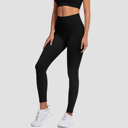 Seamless High Waist Yoga Pants for Women Breathable Quick Dry and Butt Lifting Ribbed Leggings for Comfort and Performance