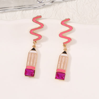 Stylish Back-to-School Accessories: Versatile Pencil Earrings for Women – Perfect for Every Outfit!