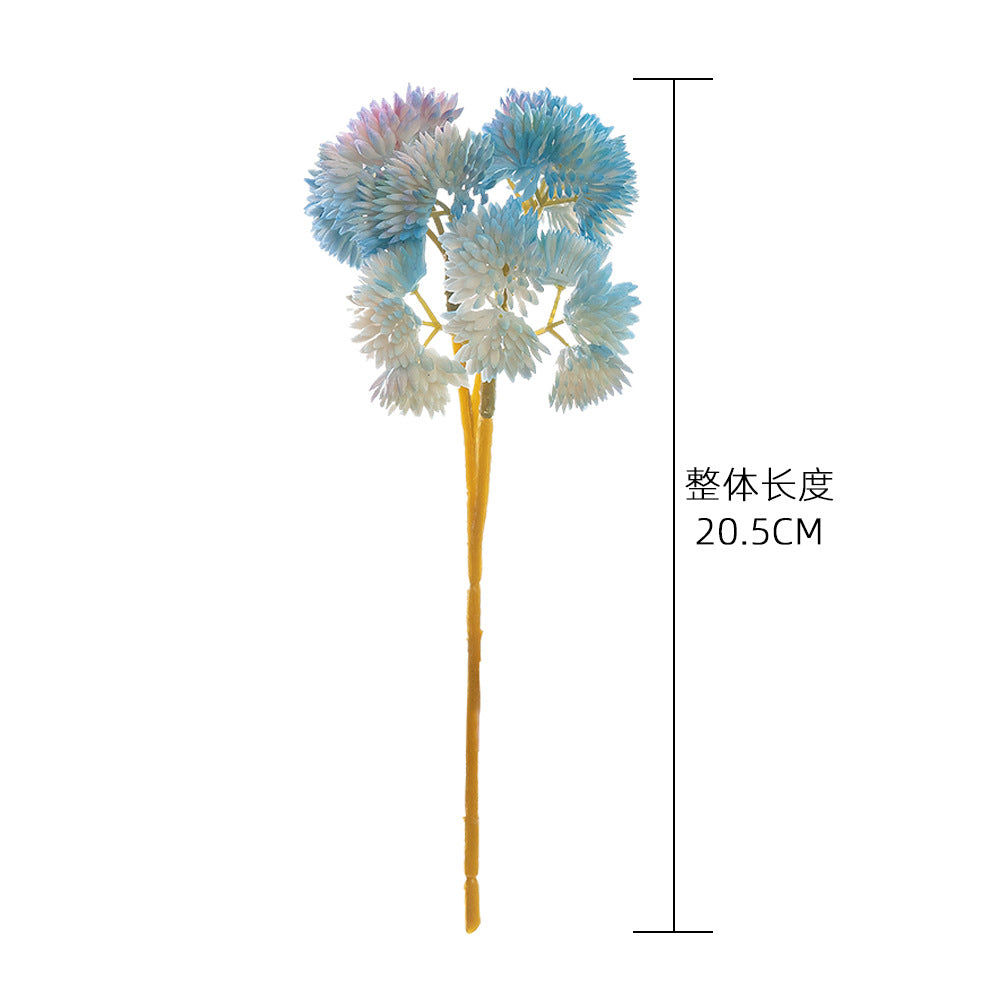 Realistic Soft Silicone Budding Fruit Hydrangea Fake Flowers - Lifelike Touch and Succulent Aesthetic for Boho Home Decor - Model MW17661