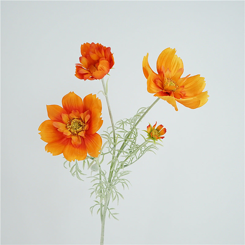 Charming Rustic Simulated Large Cosmos Flower - Perfect for Home Decor, Photography Props, and Floral Arrangements