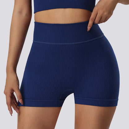 Seamless High Waisted Yoga Shorts for Fitness and Running Breathable Quick Dry Butt Lifting Leggings for Gym Workouts and Everyday Wear