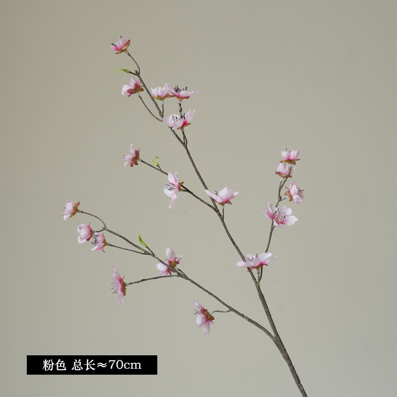 Realistic Pink Flower Branch - Artificial Cherry Blossom for Wedding Decor, Home Decoration, and Craft Projects - Beautiful Silk Blossom for Stunning Atmospheres