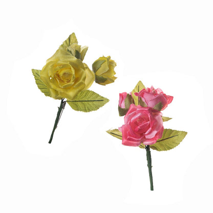 Realistic Fake Flower Decorative Brooch - Stunning Green Plant Wedding Décor in INS Style - Perfect for Events and Parties, Model MW99781