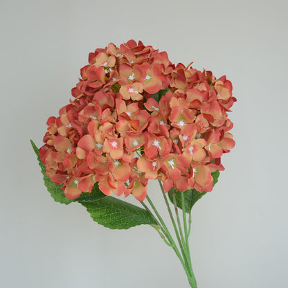 Stunning 5-Head Hydrangea Artificial Silk Flowers - Perfect for Wedding Decorations, Home Decor, and Event Centerpieces