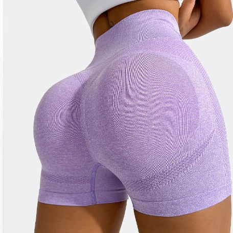 High Waisted Seamless Smile Nylon Yoga Shorts for Women Butt Lifting Comfortable Fitness Activewear for Gym Workouts