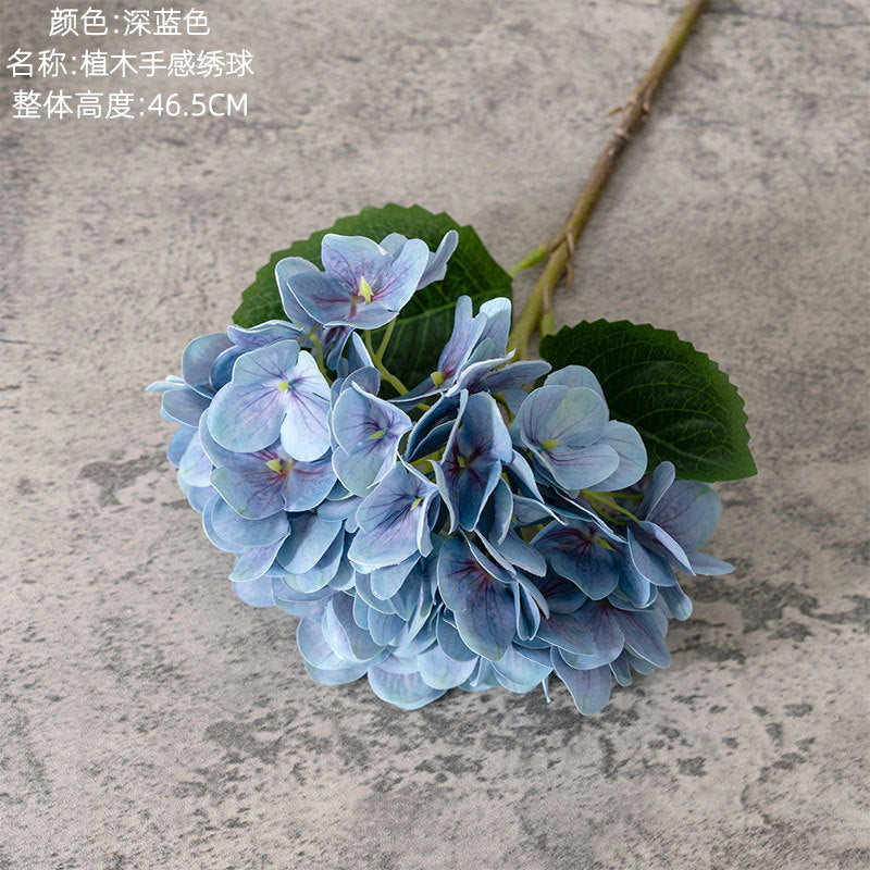 Realistic Touch Artificial Hydrangea Flower Arrangement - Green Plant Décor for Weddings and Events - Exquisite Craftsmanship (Model MW82001)