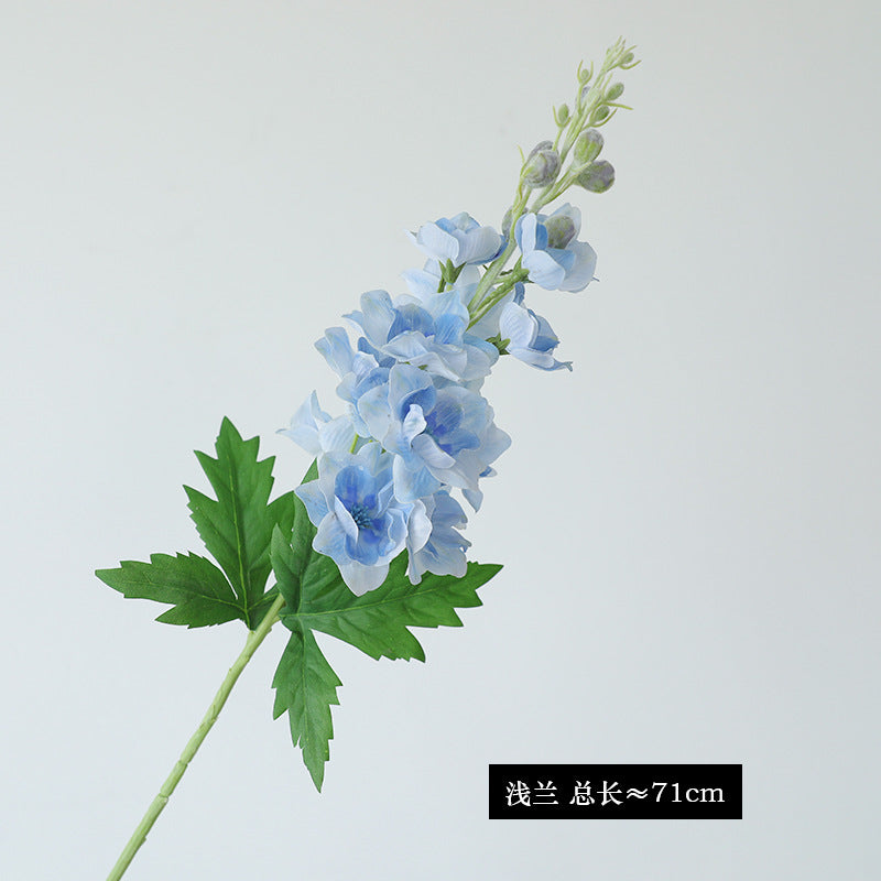 Luxurious Moisturizing  Delphinium Artificial Flowers - Perfect Wedding Aisle Decorations, Home Décor for Living Rooms, and Exquisite Hyacinth Design