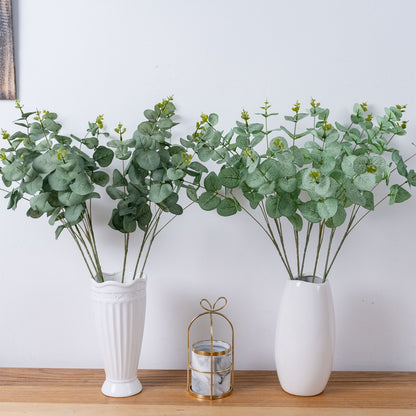 Elegant Eucalyptus-Inspired Faux Money Leaf Bouquet with Grass - Perfect for Home Decor and Wedding Celebrations - DY1-3213