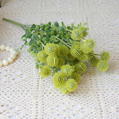 Realistic 7-Pronged Faux Dandelion Puff Balls - Charming Decorative Flowers for Home, Living Room, Office, Garden, and Wedding Photography