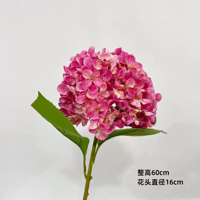 Stunning Princess Hydrangea Artificial Flowers for Elegant Living Room and Dining Table Décor – 3D Printed Floral Arrangements Perfect for Wedding Aisle Decorations and Special Events