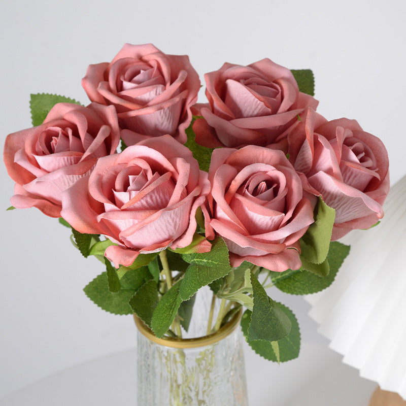 Lifelike Artificial Rose Flowers for Home Decor and Weddings - Perfect Faux Roses for Valentine’s Day and Special Occasions