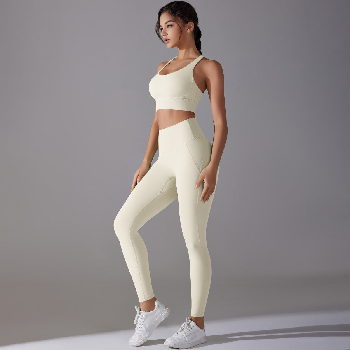 High Waisted Butt Lifting Leggings with Built In Underwear for a Seamless Fit for Running Yoga and Gym Workouts