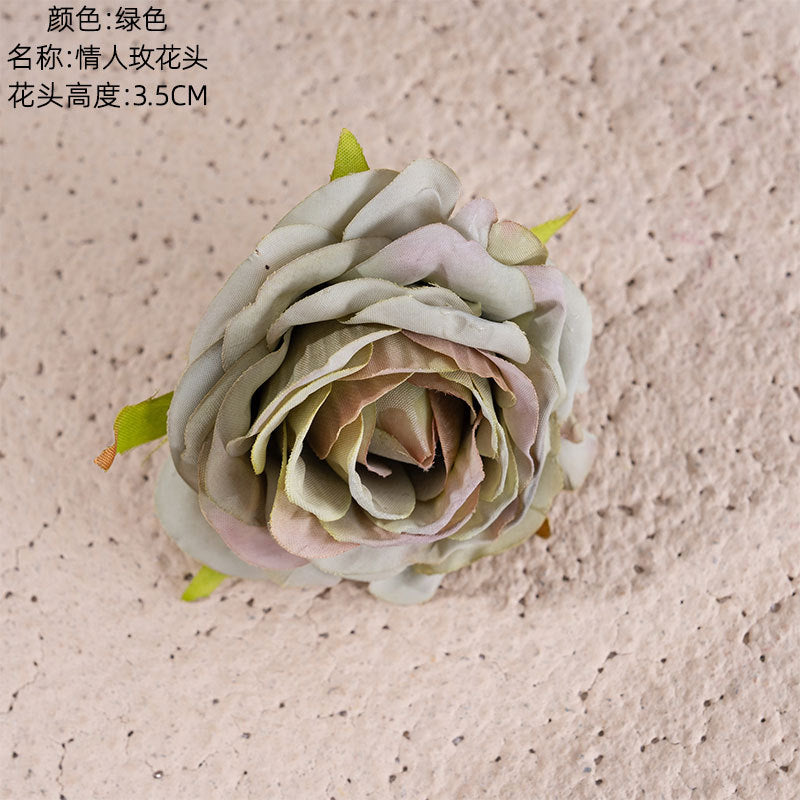 Delicate Artificial Rose Bouquet - Romantic Craftsmanship for Wedding Decor - Lifelike Greenery Faux Flowers - Perfect for Home and Event Decoration (Model MW07302)