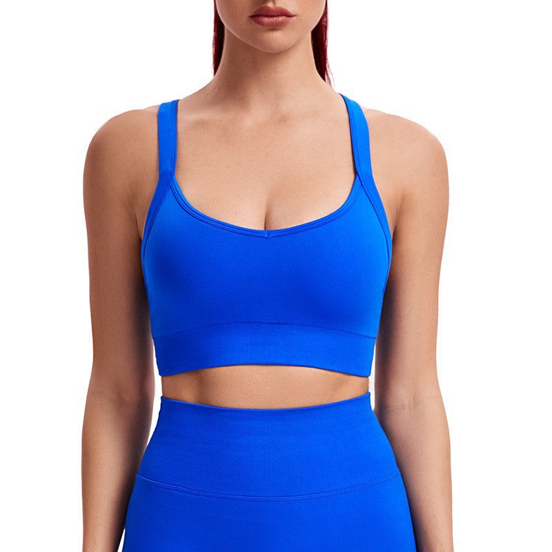 Women's Versatile Sports Bra with Back Design Comfortable Supportive and Ideal for Any Workout