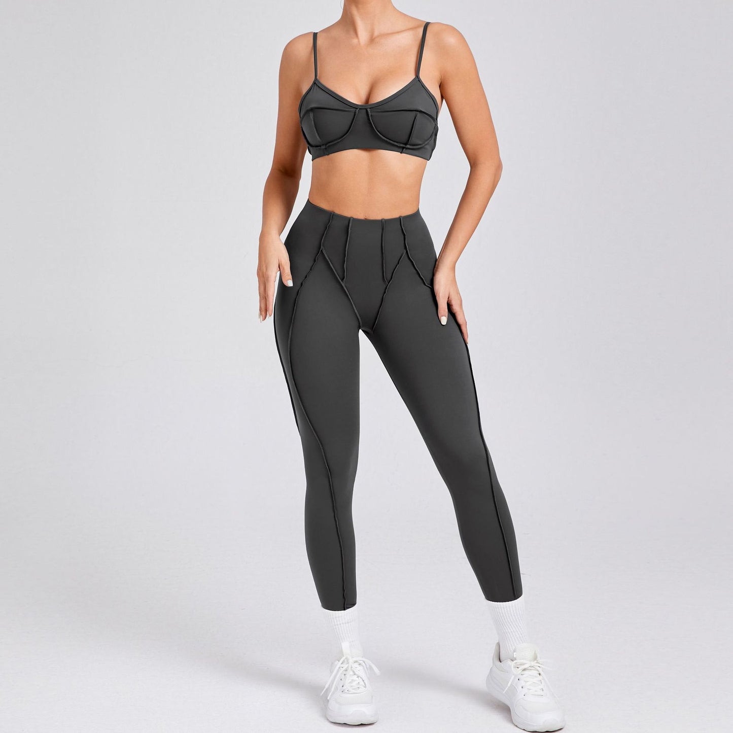 Soft Brushed Yoga Outfit Set High Performance Activewear for Comfort and Body Sculpting