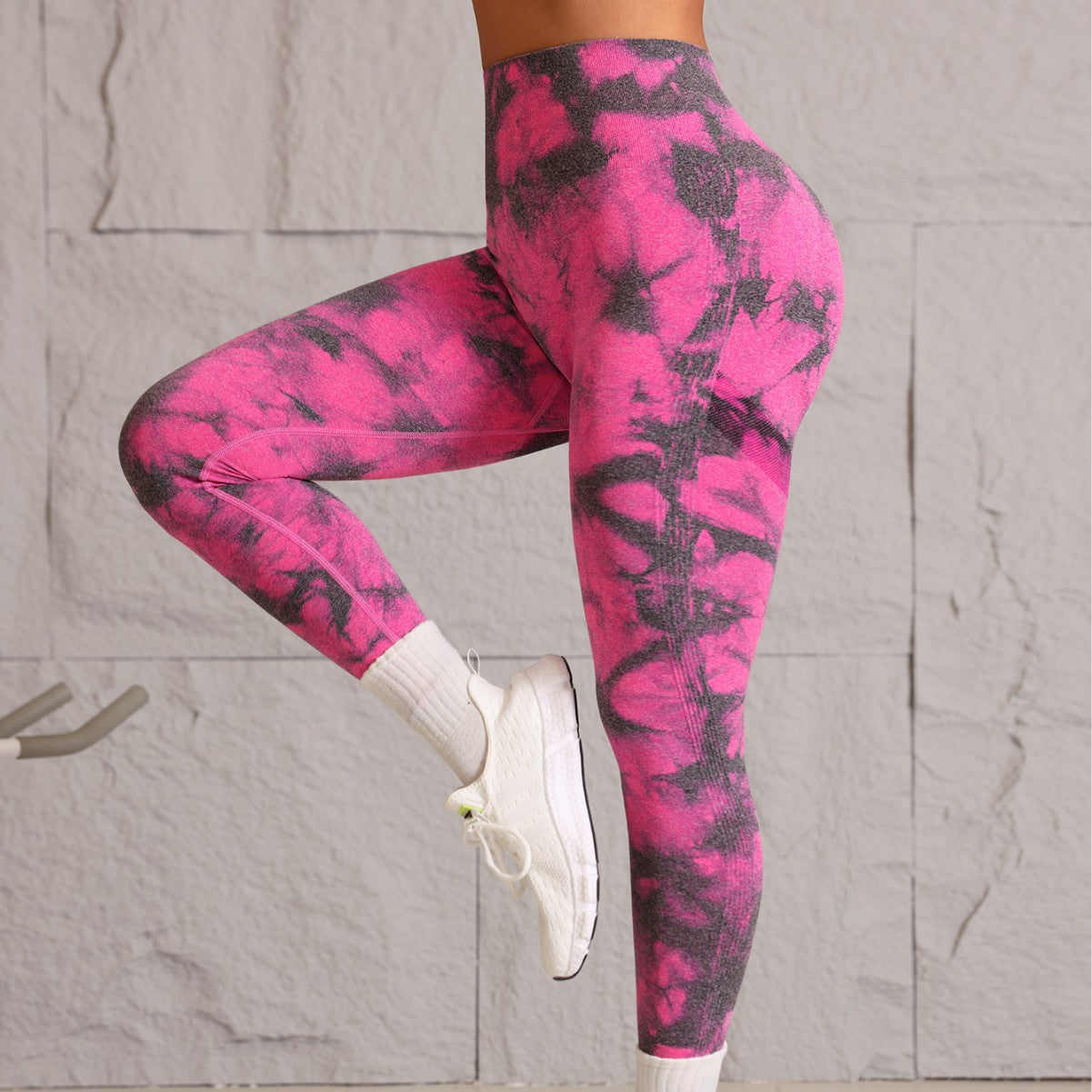 High Waisted Seamless Tie Dye Yoga Pants for Outdoor Fitness Boost Your with Stretchy Form Fitting Gym Leggings