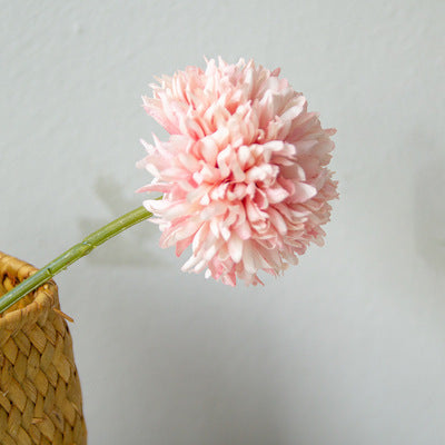 Realistic Single-Head Dandelion Ball Flower—Charming Faux Flower Pot for Weddings and Home Decor, Perfect for Unique Floral Arrangements