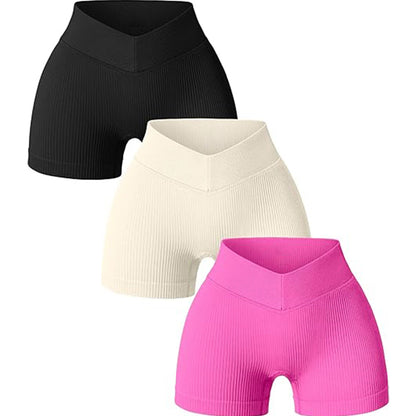 Summer High Waisted Yoga Shorts for Women V Shaped Waist Butt Lifting and Compression Fit for Comfort and Performance in Cycling and Fitness Classes