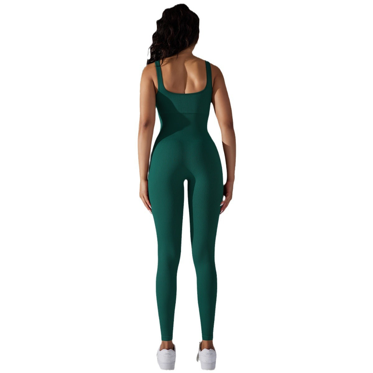 Spring Seamless Ribbed Jumpsuit Sculpting Yoga and Dance Bodysuit for Comfort and Flexibility