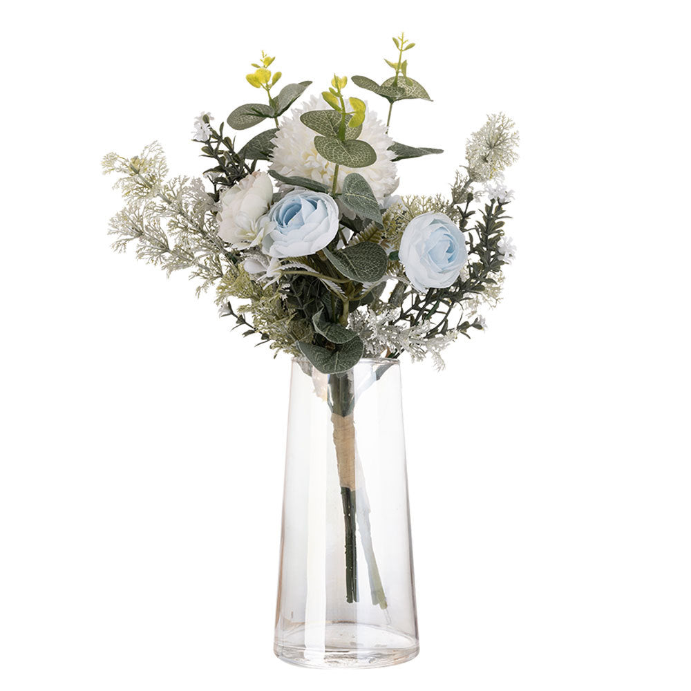 Stunning Faux Dandelion Bouquet - Drunken Rose Decor Wedding Handheld Flower Arrangement - Perfect Wall Decoration for Celebrations - CF01092