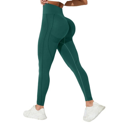 Seamless High Waisted Peach Butt Yoga Leggings for Women Comfort Support for Running Gym Workouts and Everyday Wear