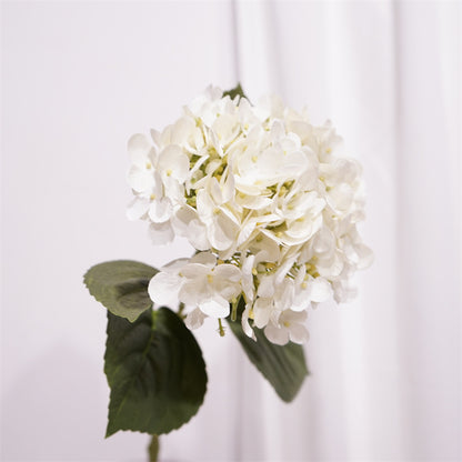 Lifelike Hydrangea Flower Arrangement - Soft Touch Moisturizing Faux Floral Decor for Living Room, Dining Table Centerpiece, Home Decoration, and Wedding Celebrations