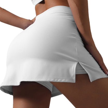 Quick Dry Tennis Skirt for Running Fitness Anti See Through Mini Skirt with Built in Shorts for Maximum Comfort