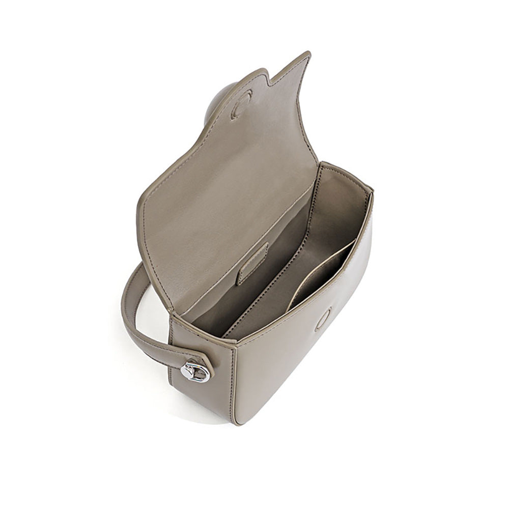 Luxurious Leather Camera Bag Minimalist Small Square Crossbody Shoulder Handbag for Women Summer Accessory with Style and Versatility