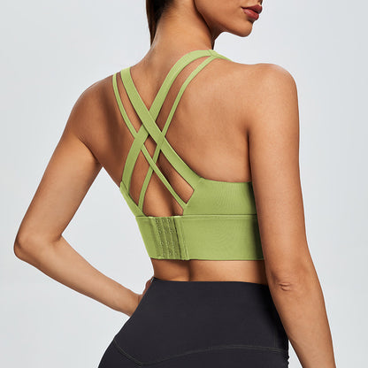 Enhance Your Workout with Our Padded High Impact Sports Bra for Maximum Support and Comfort Adjustable Straps Removable Cups for Running and Active Lifestyles