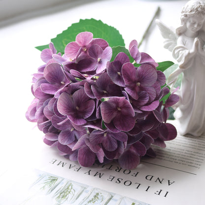 Lifelike Touch 3D Printed Large Hydrangea Faux Flower for Elegant Home Decor - Perfect for Living Room, Dining Table, and Coffee Table Centerpiece or Photography Prop