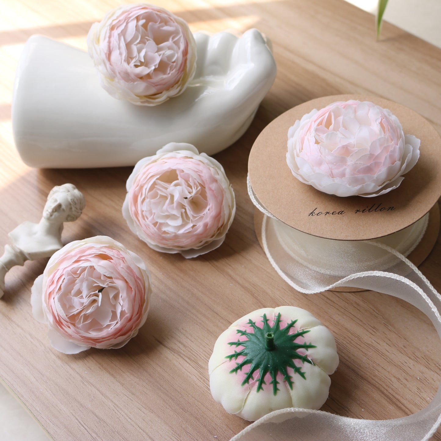 Elegant Peony Flower Accessories for Hair Decorations - Perfect for Wedding Favors and Gift Box Décor