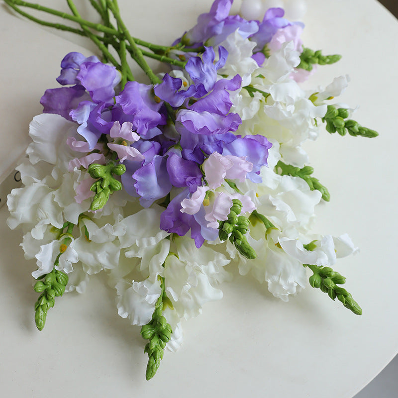 Realistic Single Stem Violet Hyacinth -  Home and Wedding Décor Floral Arrangement, Perfect for Photography Props