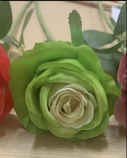 Stunning Single Silk Rose - Realistic Faux Flower for Outdoor Weddings, Valentine's Day Gifts, and Romantic Decor