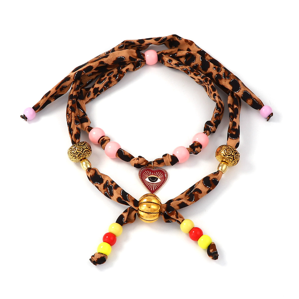 Handcrafted Vintage Wild Style Beaded Layered Necklace for Women - Unique Bohemian Statement Piece with Artisan Flair