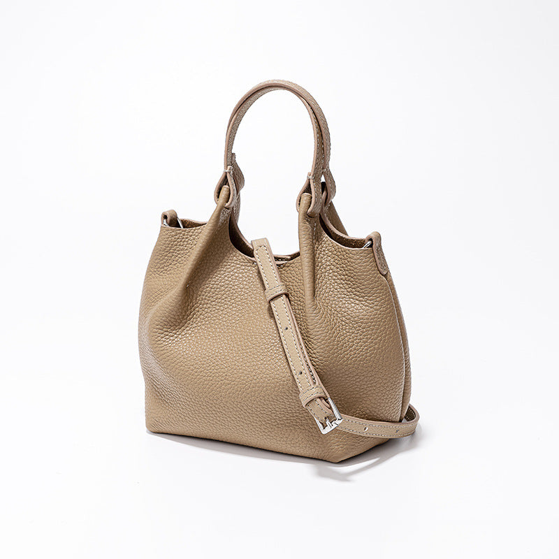 Mini Handbag Made from Full Grain Leather Versatile Commuter Shoulder and Crossbody Bag for Everyday Use