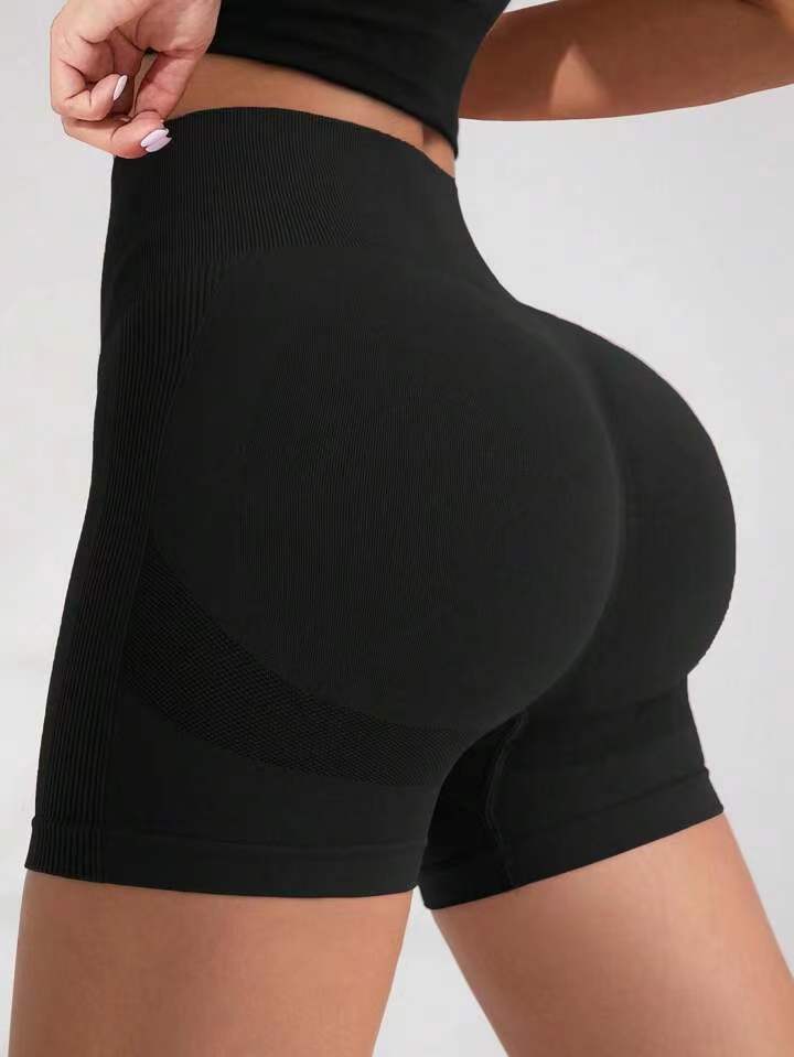 9 Color Seamless High Waisted Peach Butt Shorts for Yoga Running and Fitness Workouts