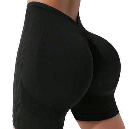 Seamless V Waist High Waisted Yoga Shorts for Women for Outdoor Sports Fitness Running and Training Lifted Design for Enhanced Style and Comfort