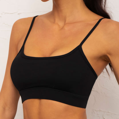 Cross Back Yoga Sports Bra Supportive Sports Bra for Running Fitness and Everyday Wear