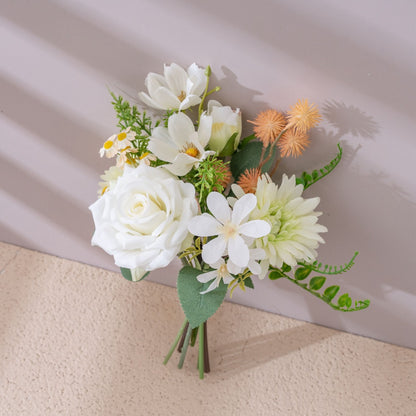 Autumn Maple Grove Artificial Floral Bouquet - Elegant Home Décor with Realistic Design for Stunning Wall Accents and Charming Handheld Arrangements