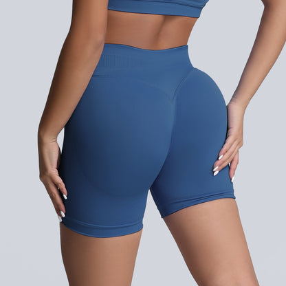 Seamless High Waisted Yoga Shorts for Women Tummy Control Butt Lifting and for Running Gym and Everyday Wear