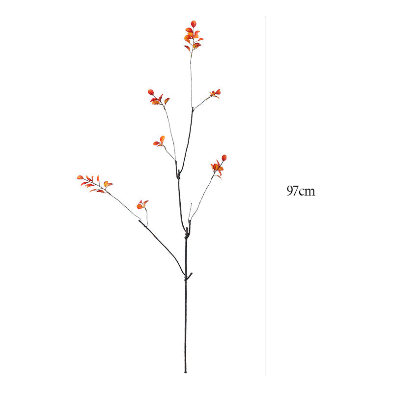 Realistic Mini Autumn Leaves and Long Branches - Versatile Spring Rain Decor for Weddings, Outdoor Spaces, and Home Entryways